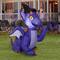 3ft. Airblown&#xAE; Inflatable Halloween Purple Baby Dragon